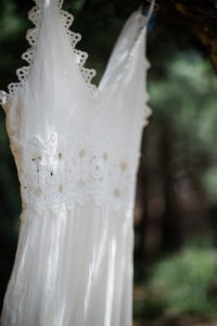 Dress hanging from tree of Flagstaff home